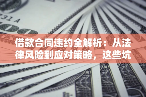 武汉借款合同违约全解析:从法律风险到应对策略,这些坑别再踩! 武汉借款合同违约全解析:从法律风险到应对策略,这些坑别再踩!